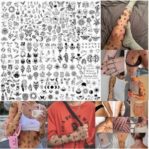 Small Temporary Tattoo, Realistic Tiny Tattoos - Tattoos Adults Women Men